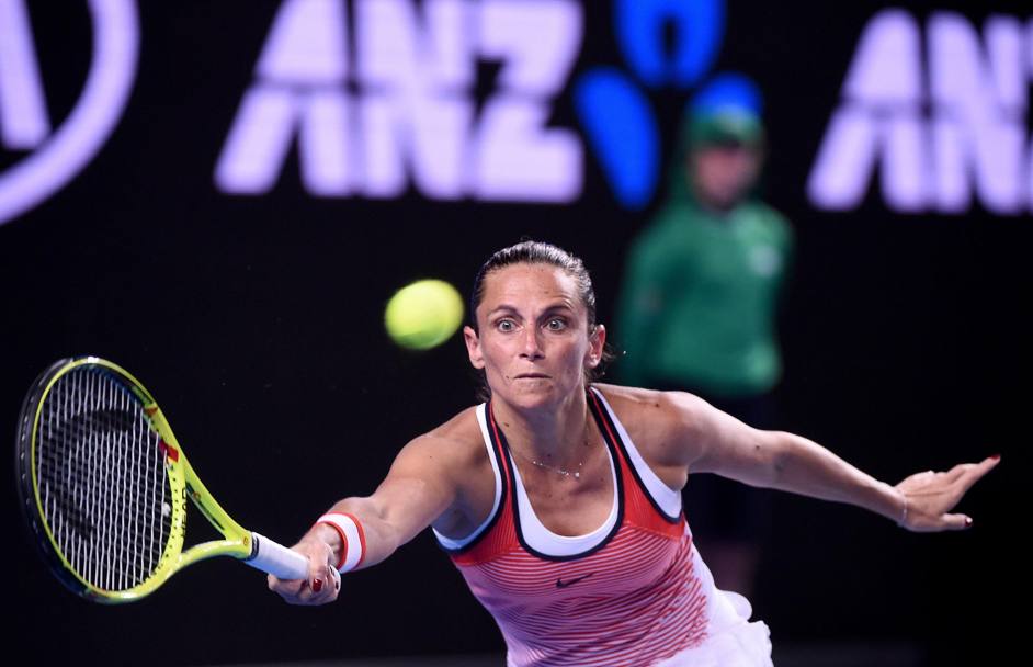 Australian Open: Roberta Vinci in azione contro Anna Lena Friedsam (EPA)